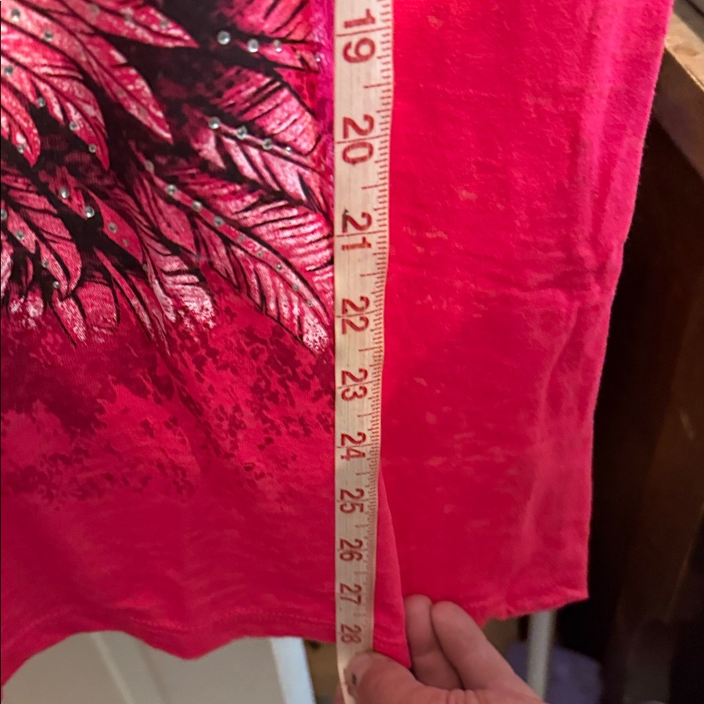 Harley-Davidson Women's Vivid Pink Winged Tee - Picture 8 of 8